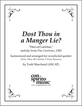 Dost Thou in a Manger Lie? P.O.D. cover